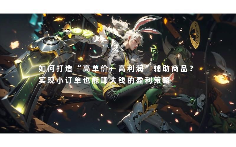 如何打造“高单价+高利润”辅助商品?实现小订单也能赚大钱的盈利策略 如何打造“高单价+高利润”辅助商品?实现小订单也能赚大钱的盈利策略